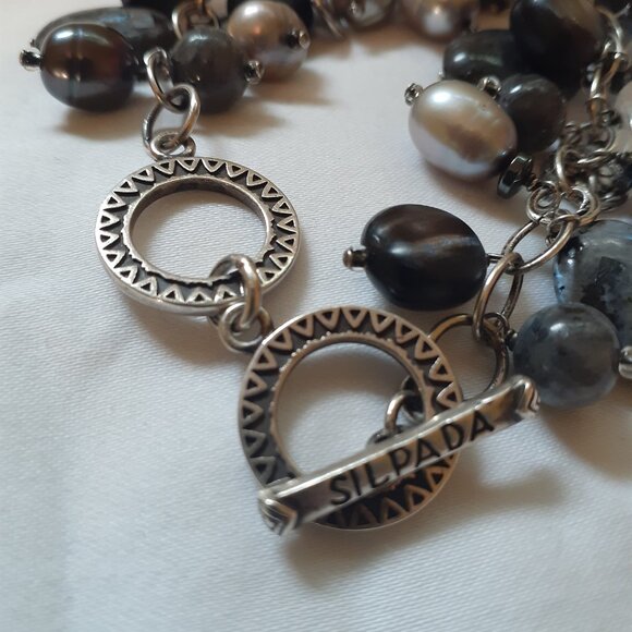 Silpada Silver Dangle Bracelet - Picture 2 of 5